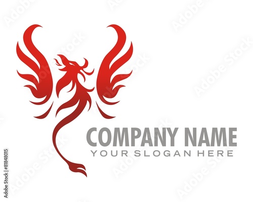 phoenix logo image vector