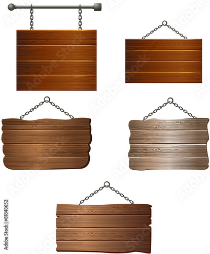 Wooden board collection