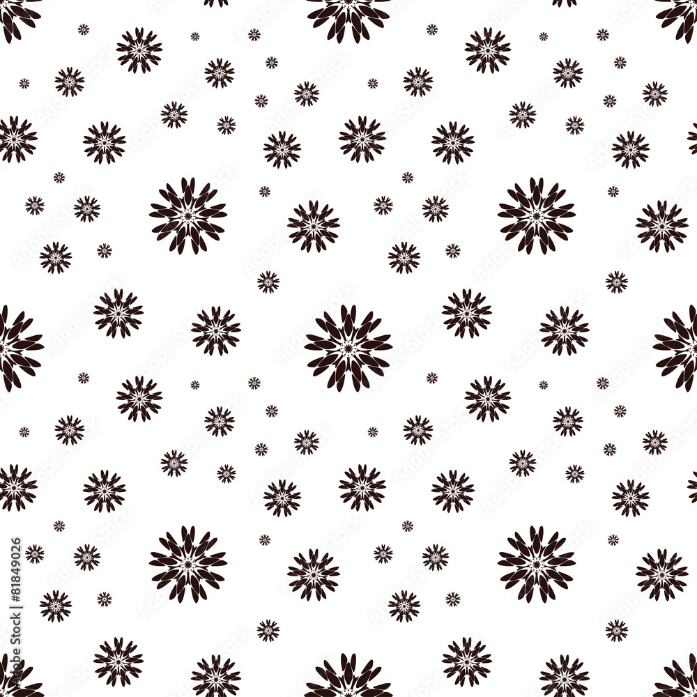 Seamless pattern with abstract flowers. Repeating modern stylish Seamless pattern with abstract flowers. Repeating modern stylish