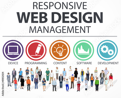 Responsive Web Design Management Programming Concept