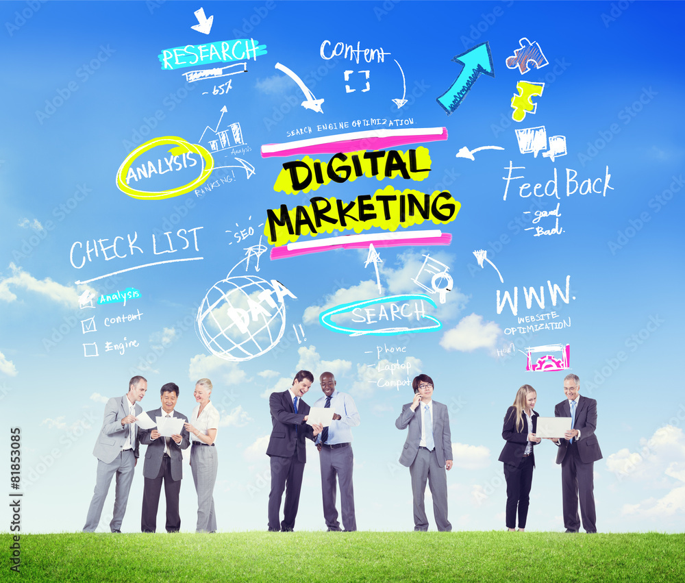 Digital Marketing Branding Strategy Online Media Concept Digital Marketing Branding Strategy Online Media Concept