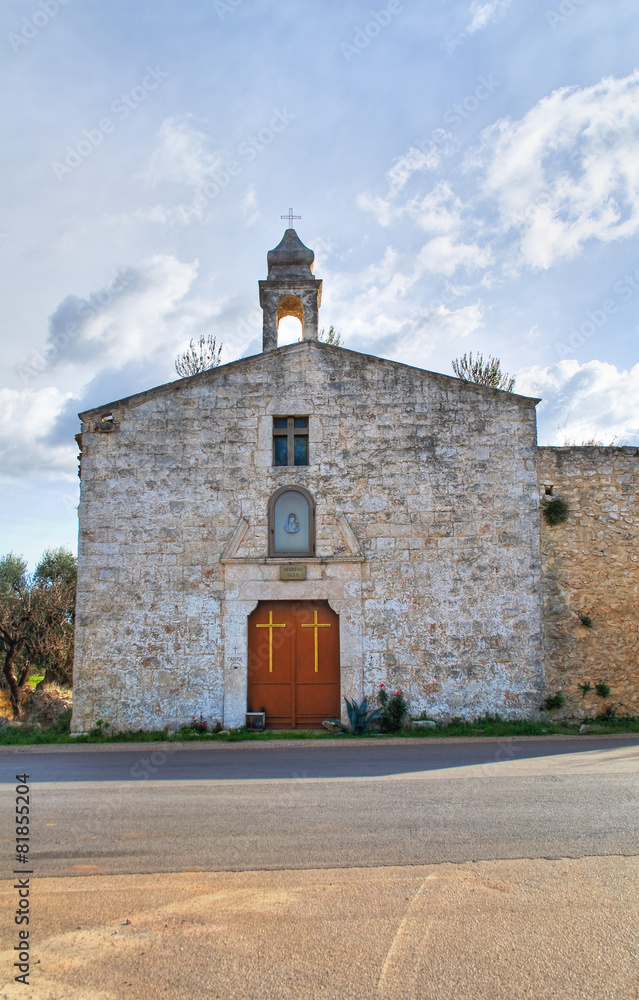 Church of Madonna del Serto. Bitritto. Puglia. Italy.