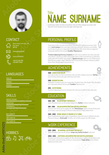 cv / resume template