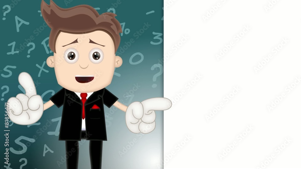 Ben Boy Friendly Business Man Manager Boss Cartoon Illustration Ben Boy Friendly Business Man Manager Boss Cartoon Illustration