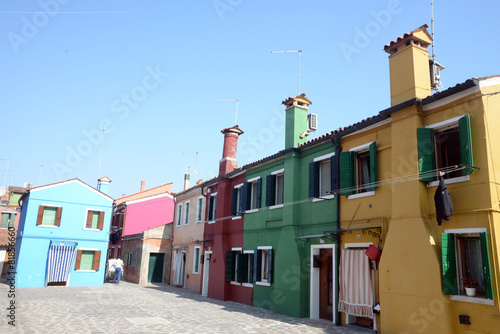 Colorful buildings of Burano