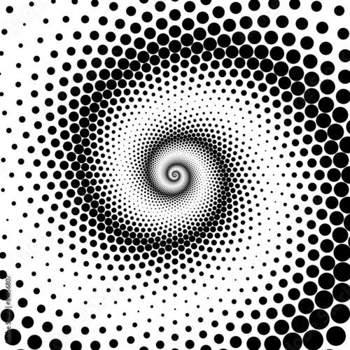 Design spiral dots backdrop