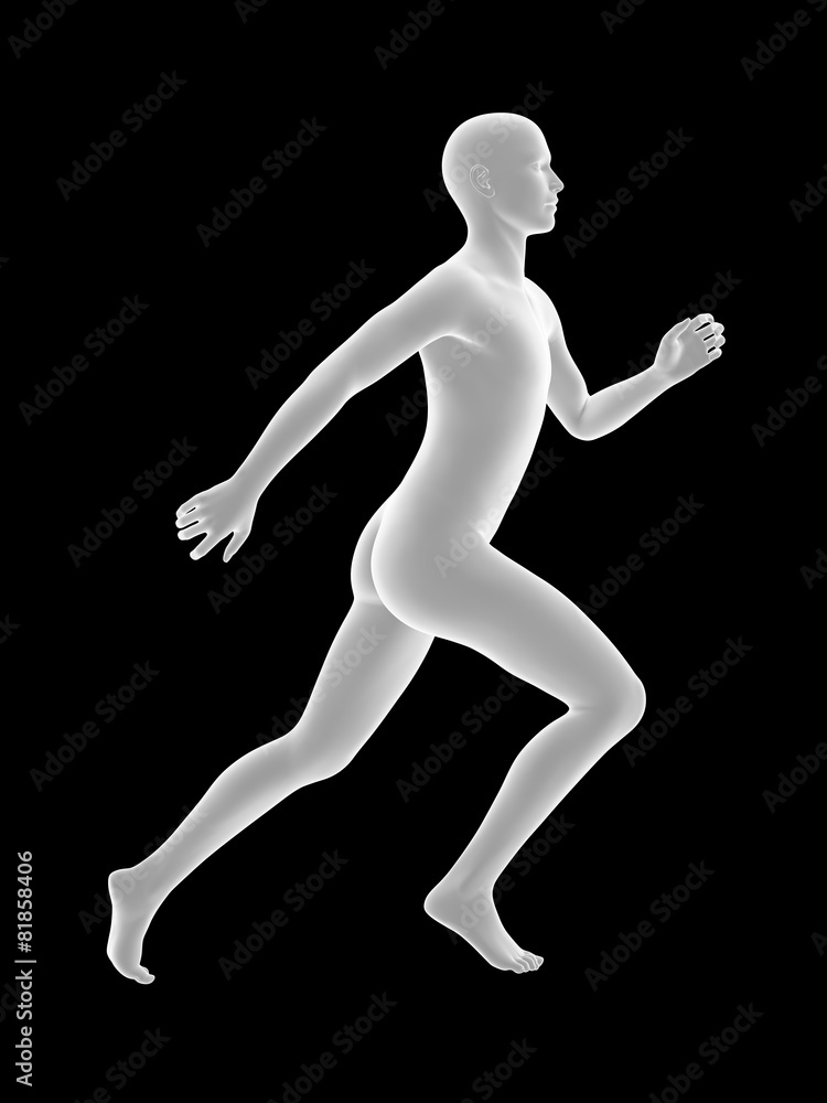 man running