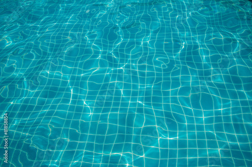 Ripple water in swimming pool, Texture background.