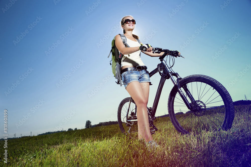 Summer bike walk