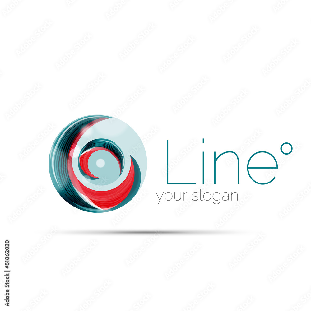 Swirl company logo design Swirl company logo design