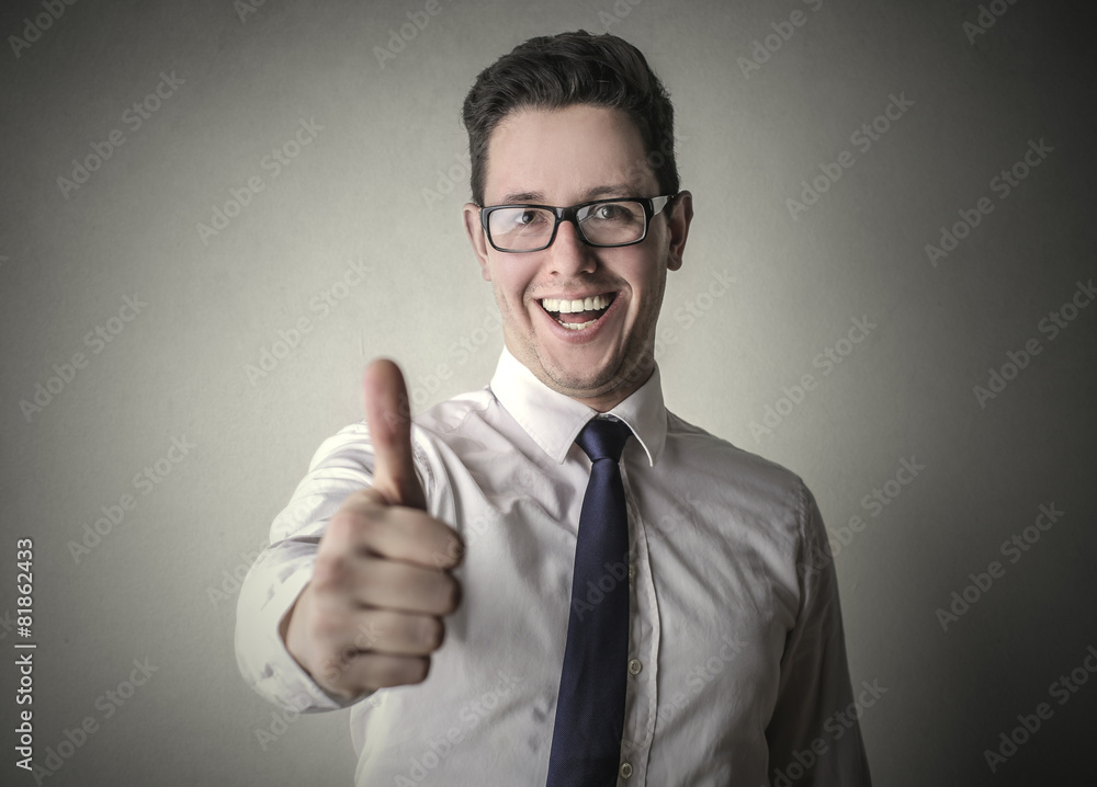 Cheerful man Cheerful man