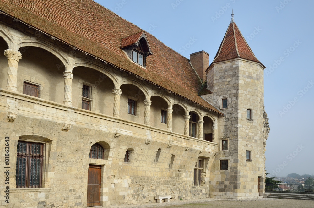 The chateau Henry IV at Nerac