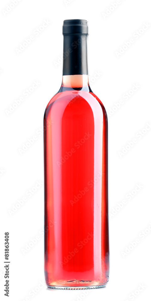 Wine bottle isolated on white Wine bottle isolated on white