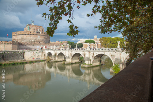 Photography sant' angelo castle, rome
