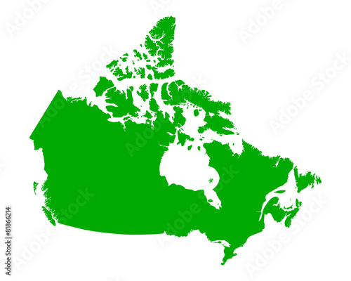Karte von Kanada