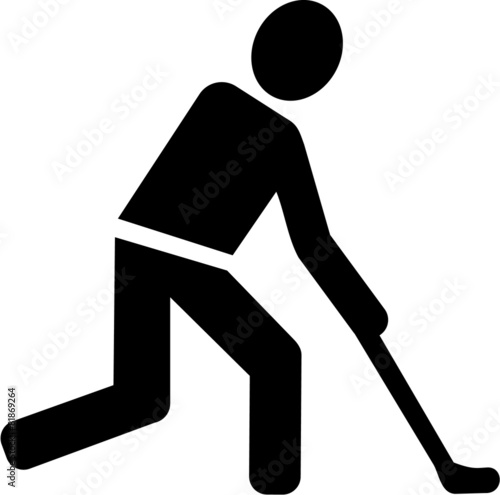Field Hockey Pictogram