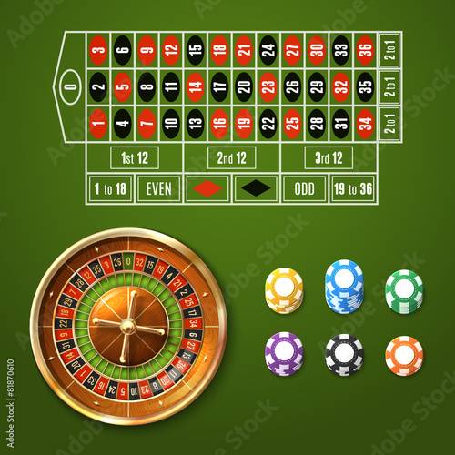 European Roulette Set
