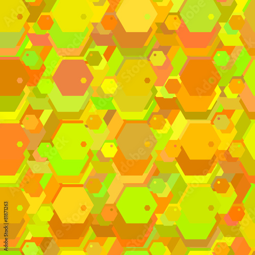 geometric seamless pattern with hexagons-3