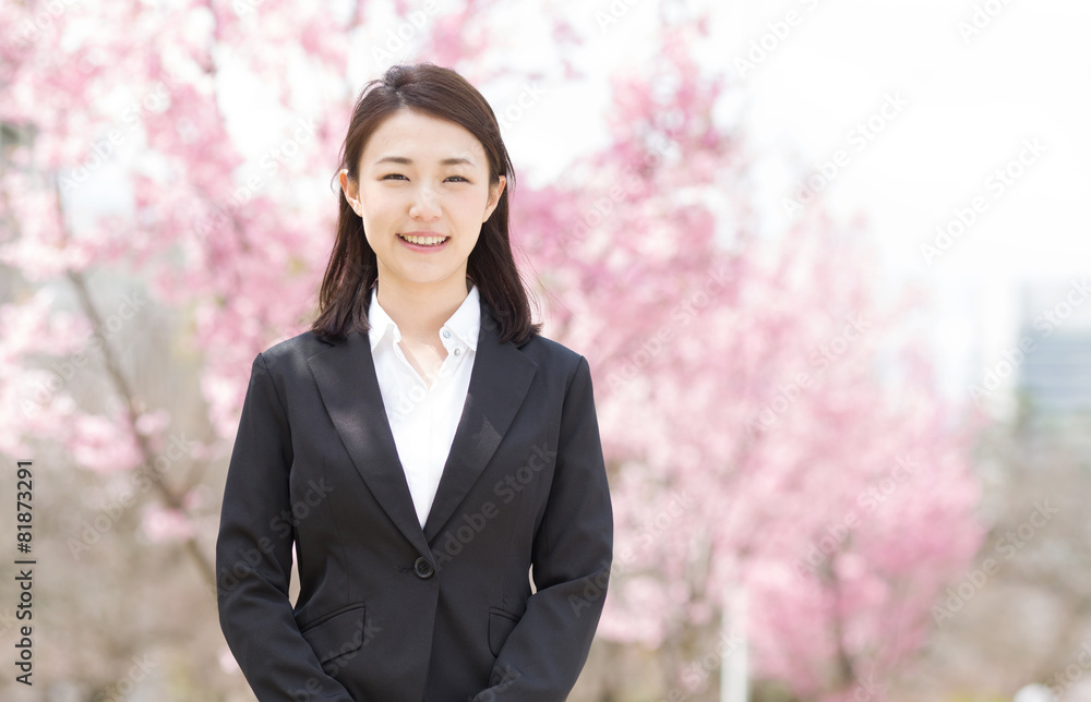桜・ビジネスウーマン 桜・ビジネスウーマン
