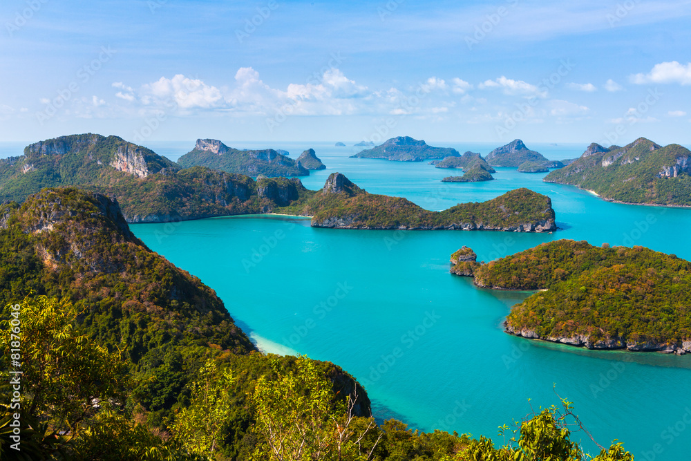 Ang Thong National Marine Park islands. Thailand