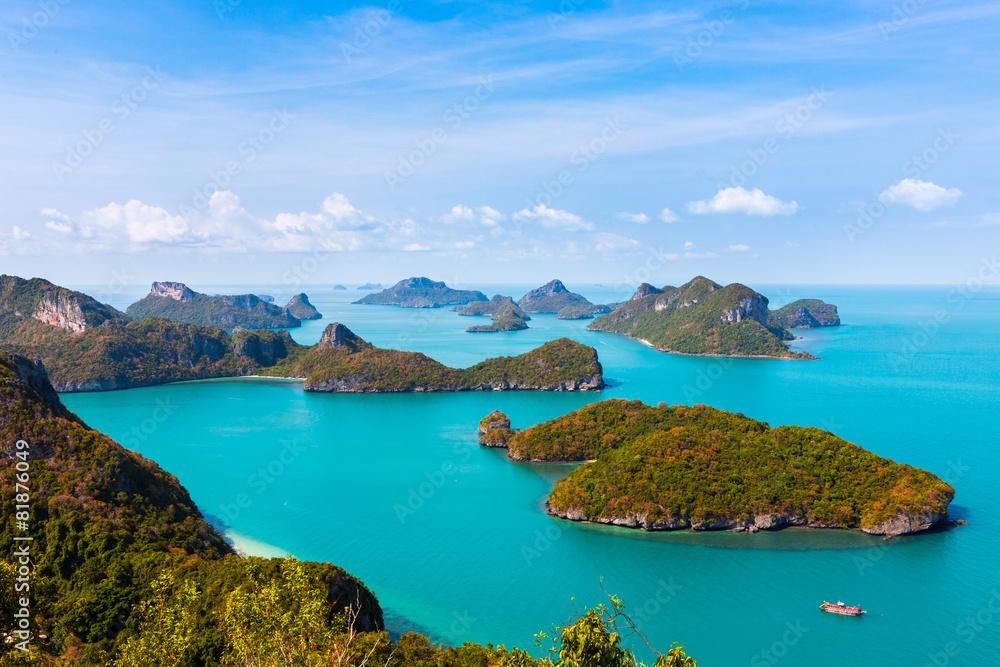 Thailand Ang Thong National Marine Park islands