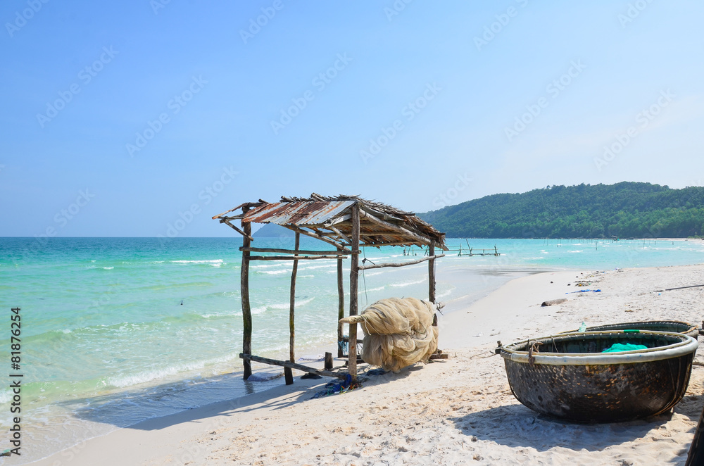 Paradise beach in Phu quoc island, Viet nam.