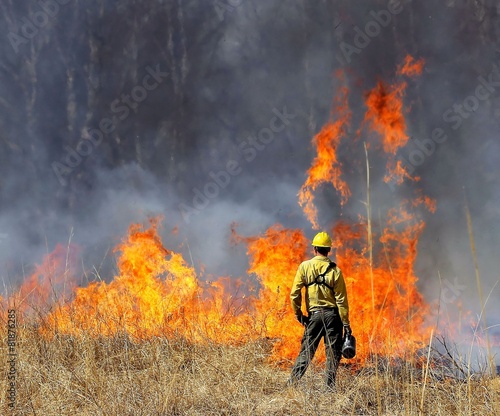 Prescribed Prairie Burn