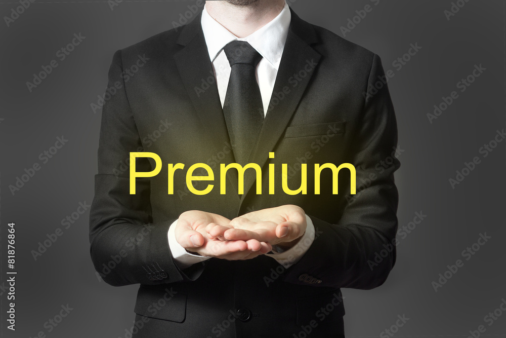 businessman in suit serving gesture hands open premium businessman in suit serving gesture hands open premium