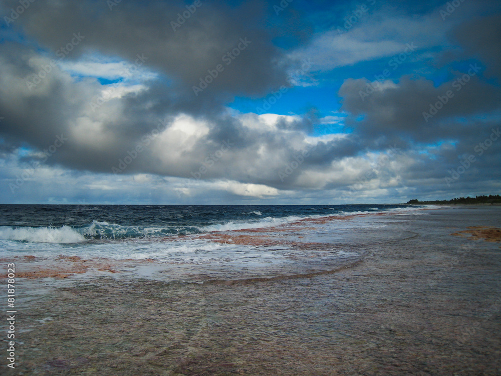 Fototapeta premium Fakarava atoll in French Polynesia