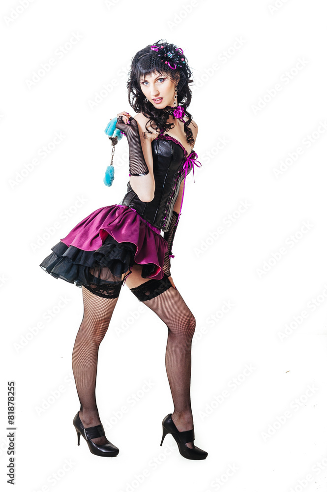 Glamorous Sexy Moulin Rouge girl wearing hot lingerie. Beuty Glamorous Sexy Moulin Rouge girl wearing hot lingerie. Beuty