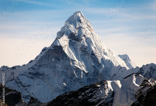 Obraz na plátne Ama Dablam on the way to Everest Base Camp