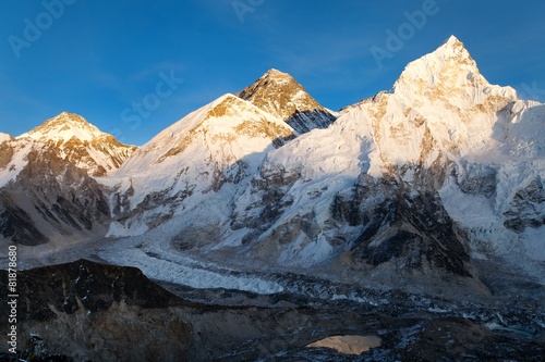 Evening view of Mount Everest from Kala Patthar © Daniel Prudek
