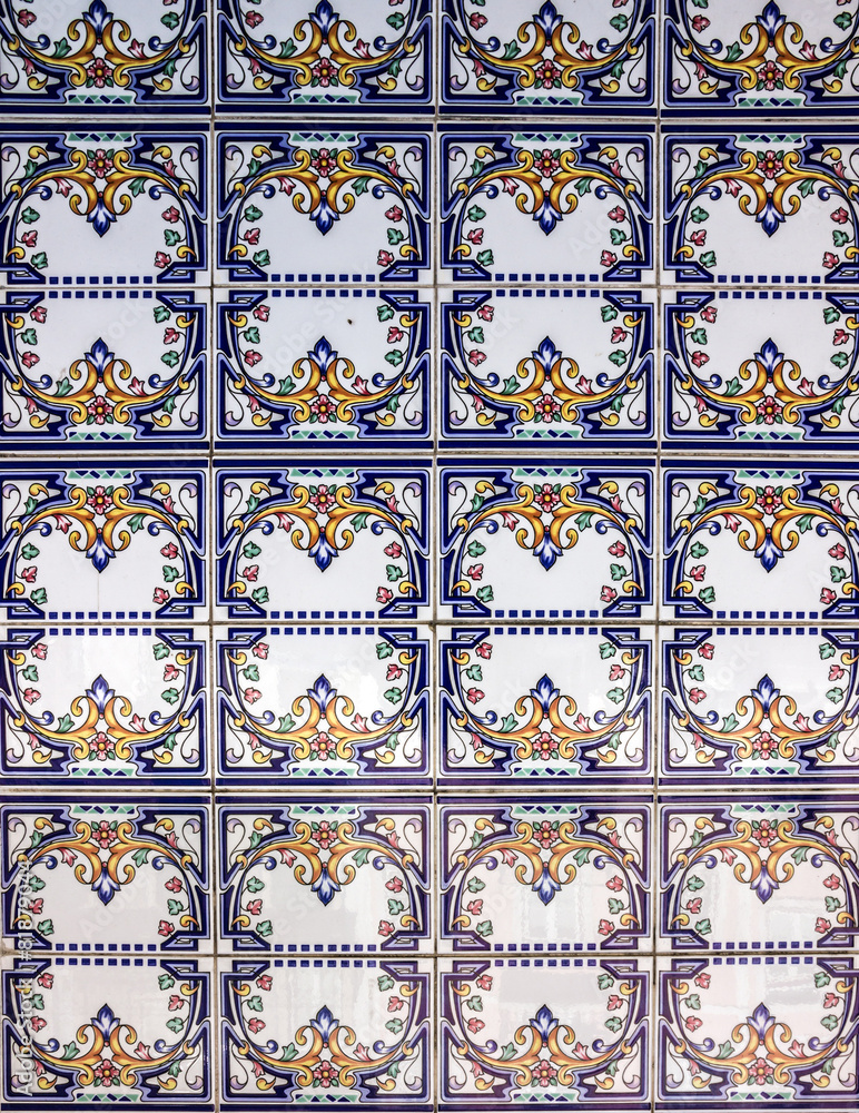 ceramic tile, Lisbon, Portugal.