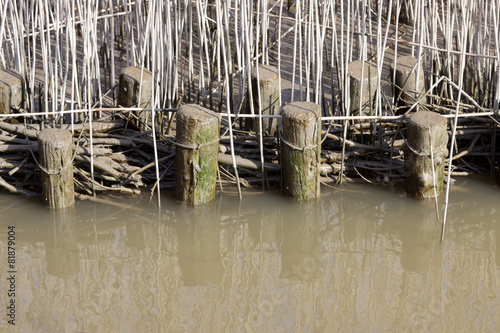 Uferbefestigung im Hafen