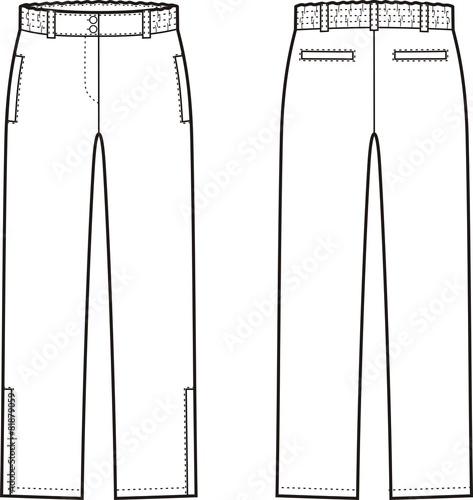 Down pants