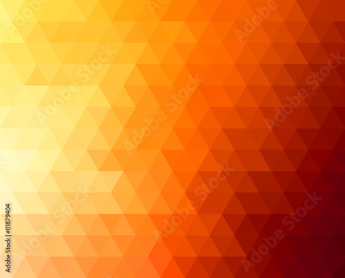 Abstract polygonal triangles poster.