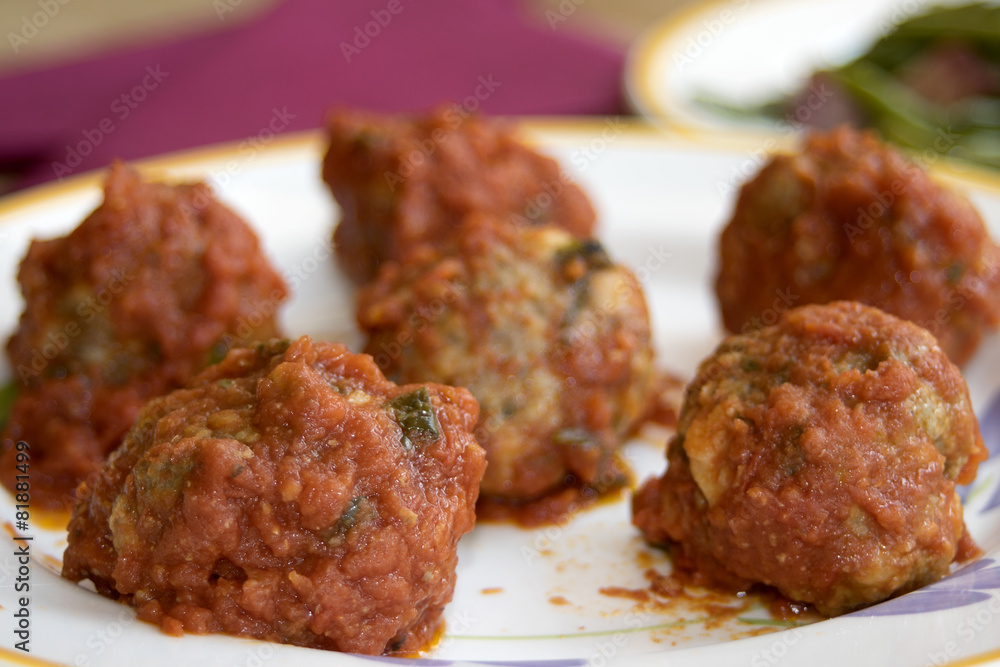 meat balls of pig