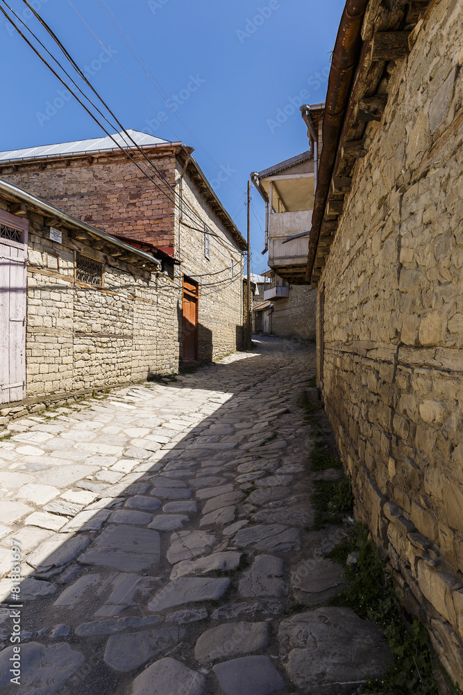 Old street in the village of Lahij Azerbaijan Old street in the village of Lahij Azerbaijan