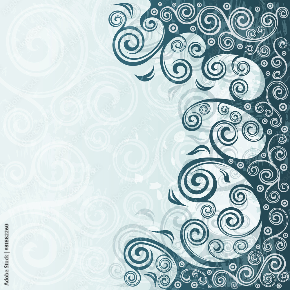 Abstract floral grunge background Abstract floral grunge background