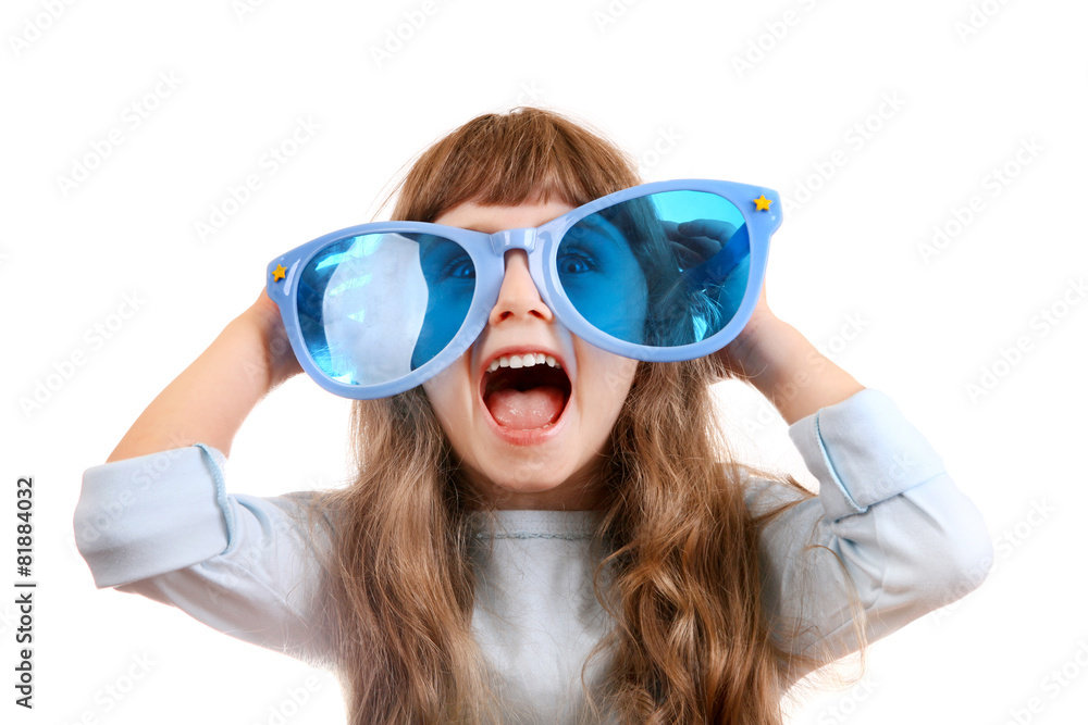Little Girl in the Big Glasses Little Girl in the Big Glasses