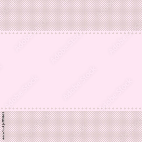 Template frame design for greeting card