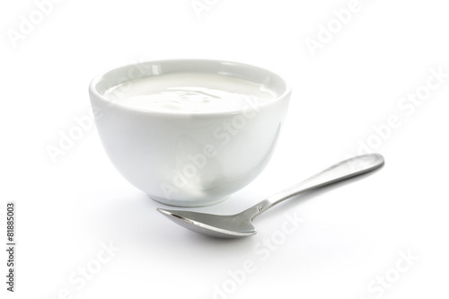 Healthy yogurt photo