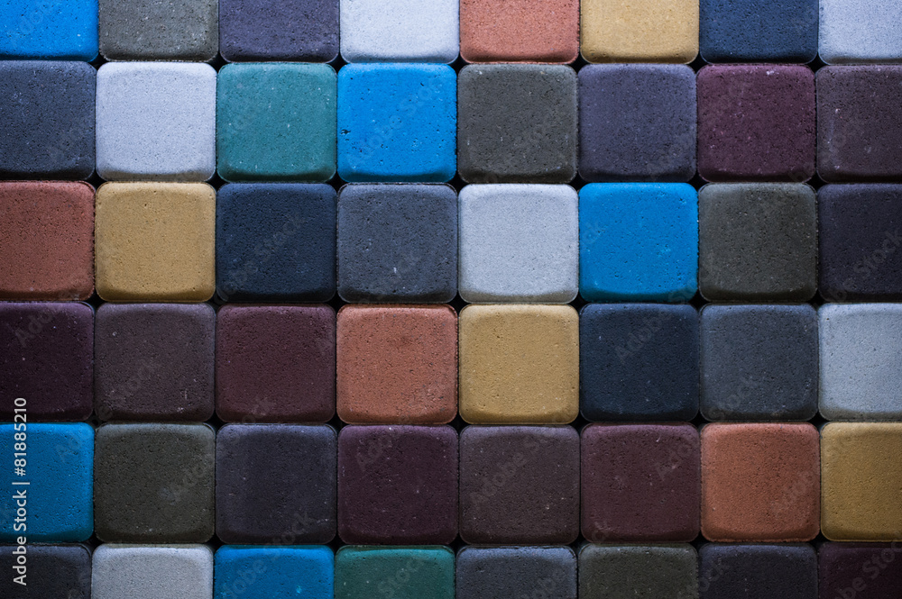 Image colored tratuar paving as a background Image colored tratuar paving as a background