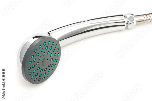 Bath shower head isolated on the white background