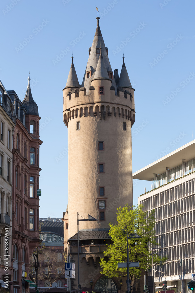 eschenheimer tower frankfurt am main germany