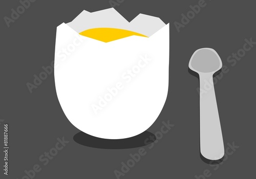 Breakfast - soft boiled egg