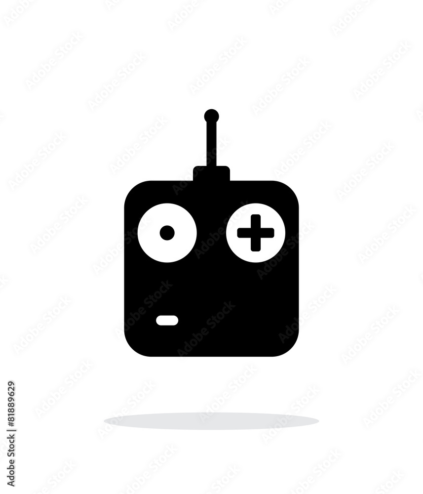 Remote control simple icon on white background. Remote control simple icon on white background.