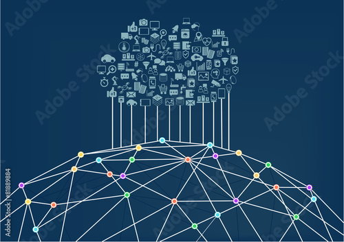 Cloud computing connected to the world wide web