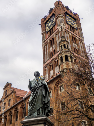 Torun - City Hall Tower and Nicolaus Copernicus Monument