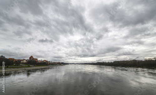 Vistula River in Torun (Poland)